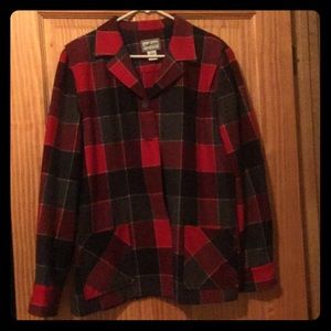 Pendleton plaid wool jacket
